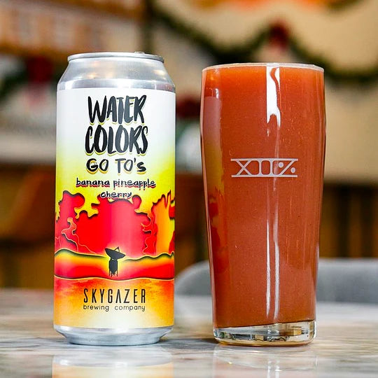 Watercolors Go To's | Sour con Platano, Piña, Cerezas