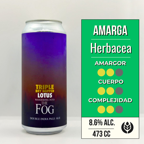 Wandering Into the Fog Lotus | Doble Hazy IPA TDH Lotus