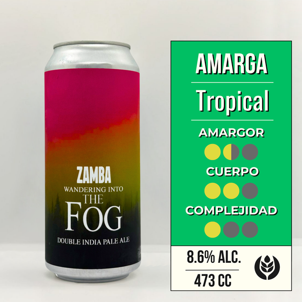 Wandering Into the Fog Zamba | Doble Hazy IPA DH Zamba
