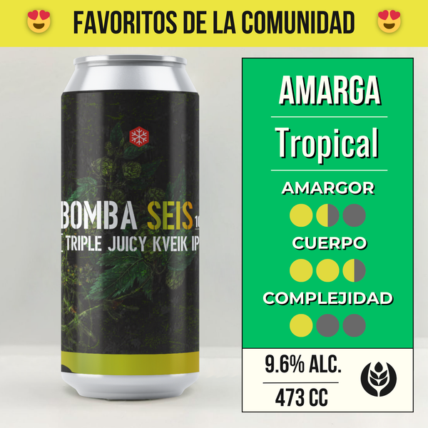 Bomba 6 | Triple Juicy Kveik IPA