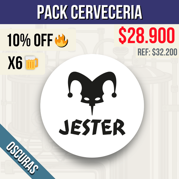 Pack Jester | Oscuras (6 Cervezas + 10% OFF)
